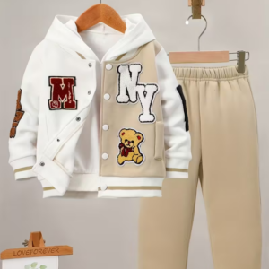 Kid's Long-Sleeve Sweatshirt + Long Jogger Pants Outfit