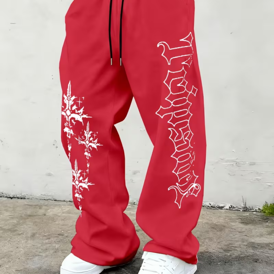 Men's Versatile Drawstring Loose Casual Sports Pants