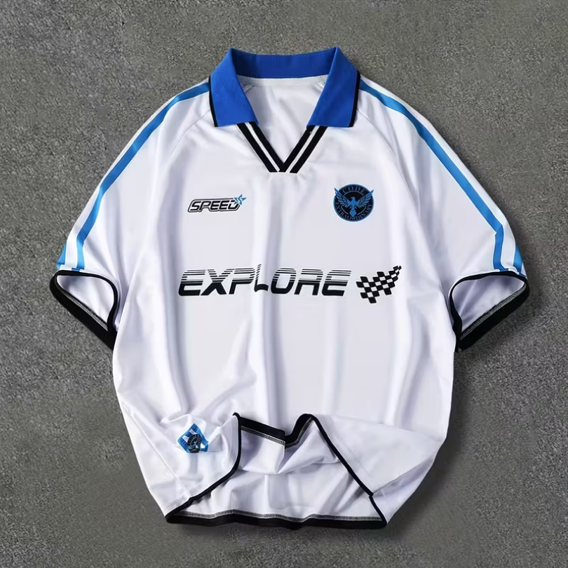 Men's Stylish Loose-Fit Sports Polo Shirt