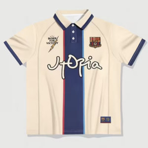 Men's Summer Polo Shirt with Color Block Design